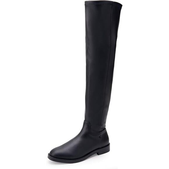 NEW Aerosoles Tarra Over-the-Knee Boots Black - Picture 1 of 13